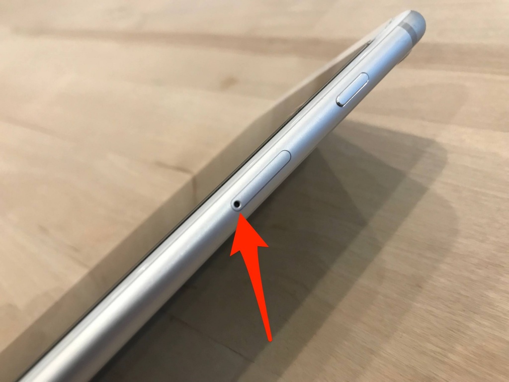 sim card removal on iPhone
